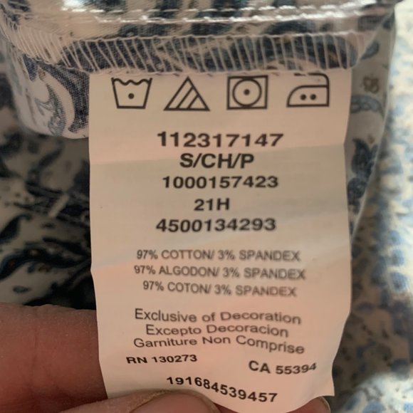 Wrangler Kid’s Paisley Print Long Sleeve Western Snap Shirt; Small - Picture 4 of 6